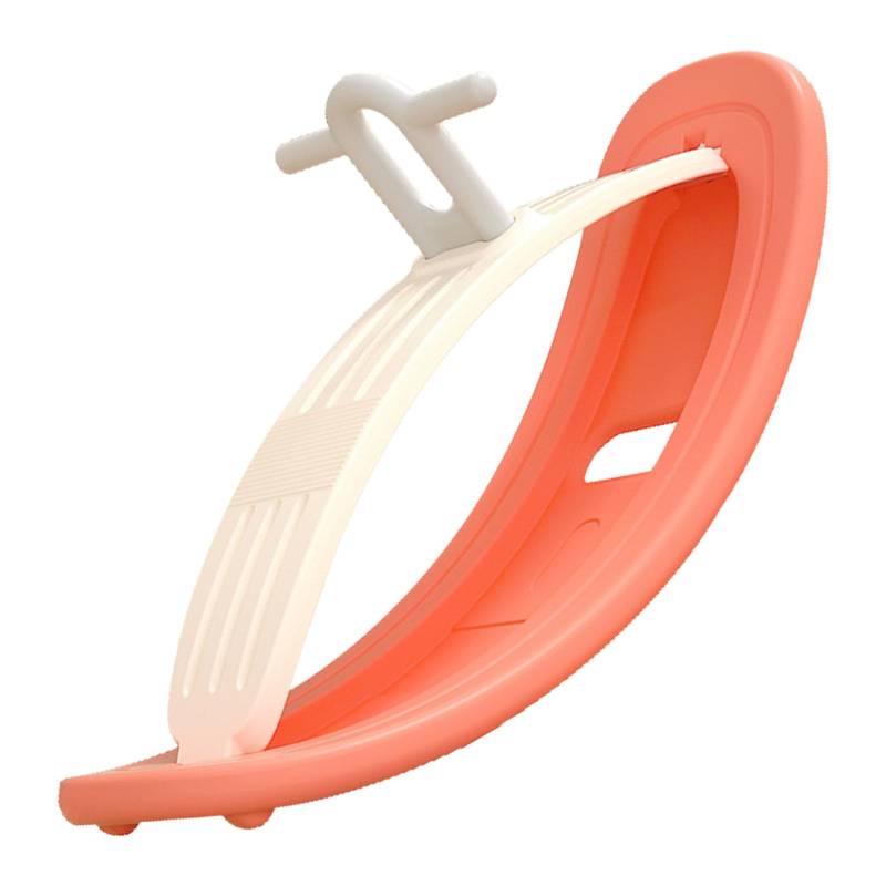 Ghzste Rocker Board Wobble Wobble Board, Balance Training Toy für Kinder, die Pferdestift Rocken, Kinder Im Innenbereich Im Innenbereich Im Freien Im Freien (Orange) von Ghzste