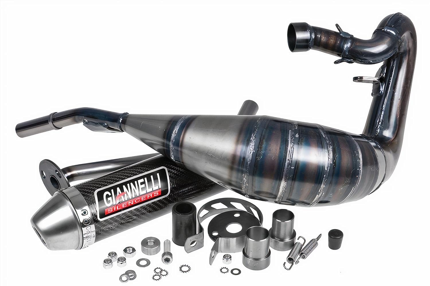 Auspuff Giannelli Enduro Carbon für Beta RR 50 Enduro/Motard/Factory ab Bj.06 von Giannelli