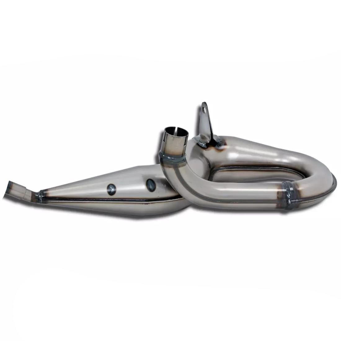 GIANNELLI PIAGGIO VESPA PX125/150-TS -LML STAR 125/150 2T - SE 125/150 EXHAUST HOMOL. DGM, grau von Giannelli