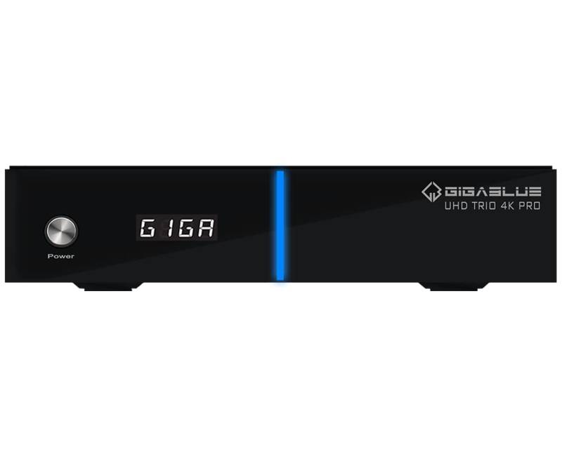 GigaBlue UHD Trio 4K PRO - Combo Tuner, W-LAN 1200Mbps, 1 x DVB-S2X Tuner, 1 x DVB-C/T2 Tuner von GigaBlue