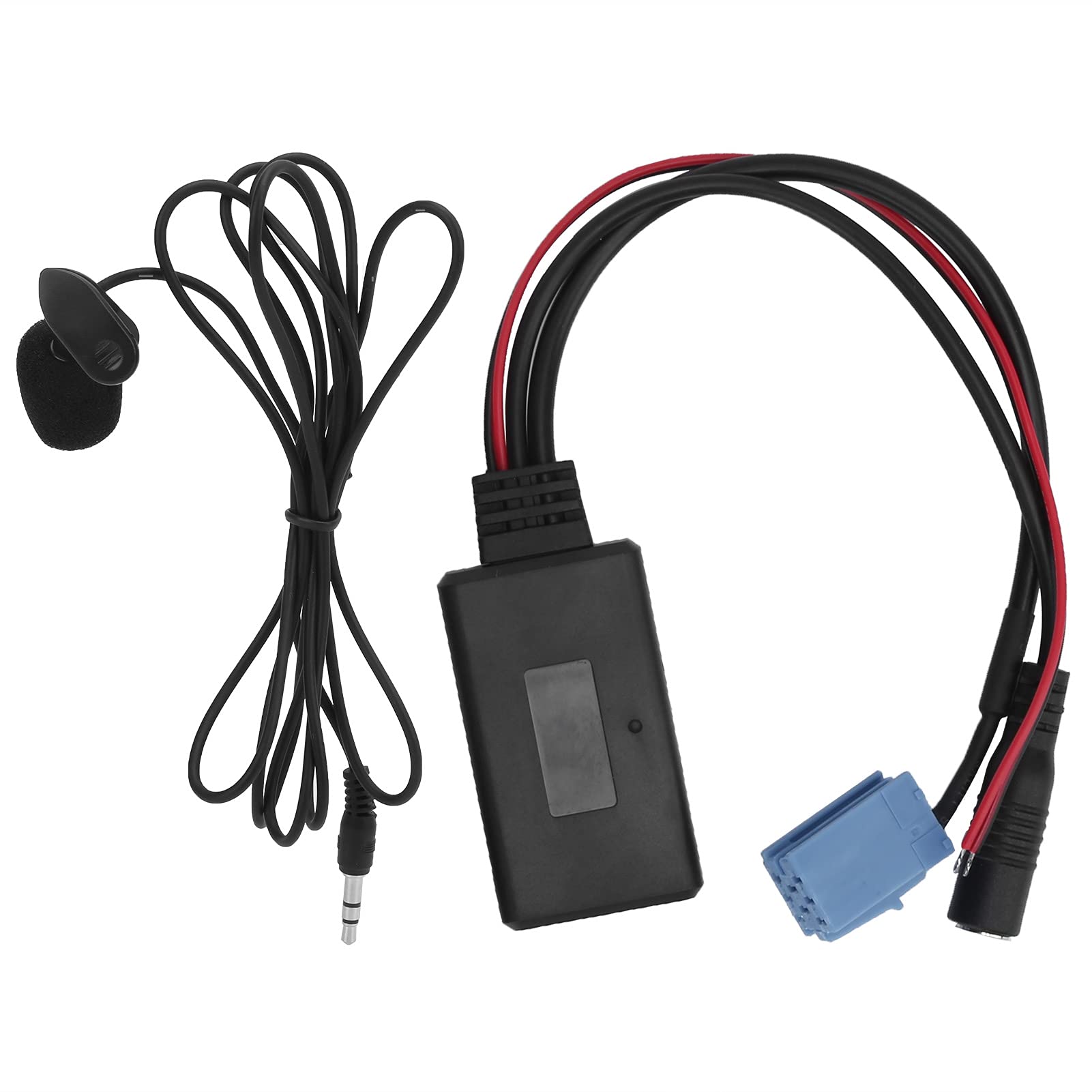 Gigicial 8-Stich-Autoradio-Mikrofon, Bluetooth 5.0 Mit Kabeladapter, Unterstützt Die Dekodierung von WMA, WAV, FLAC Und Anderen Audioformaten, Geeignet Für Smartphones Und Computer von Gigicial