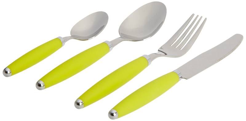 Gimex Campingartikel Besteck Set 16 Teilig Lemon, 550/043 von Gimex