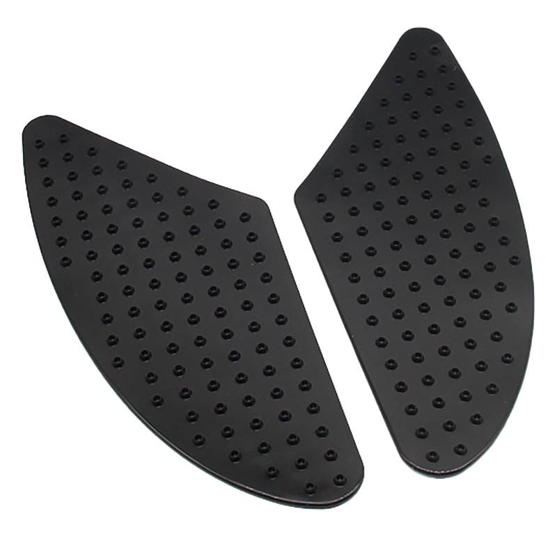 GisWell 1 Paar Motorrad Tankpad,Schwarze Motorrad Aufkleber Tank Seite, Motorrad Tankaufkleber,Motorrad Tank Pads,mit Doppelseitigem Nano-Klebeband,für Yamaha für Kawasaki für Triumph für Honda von GisWell