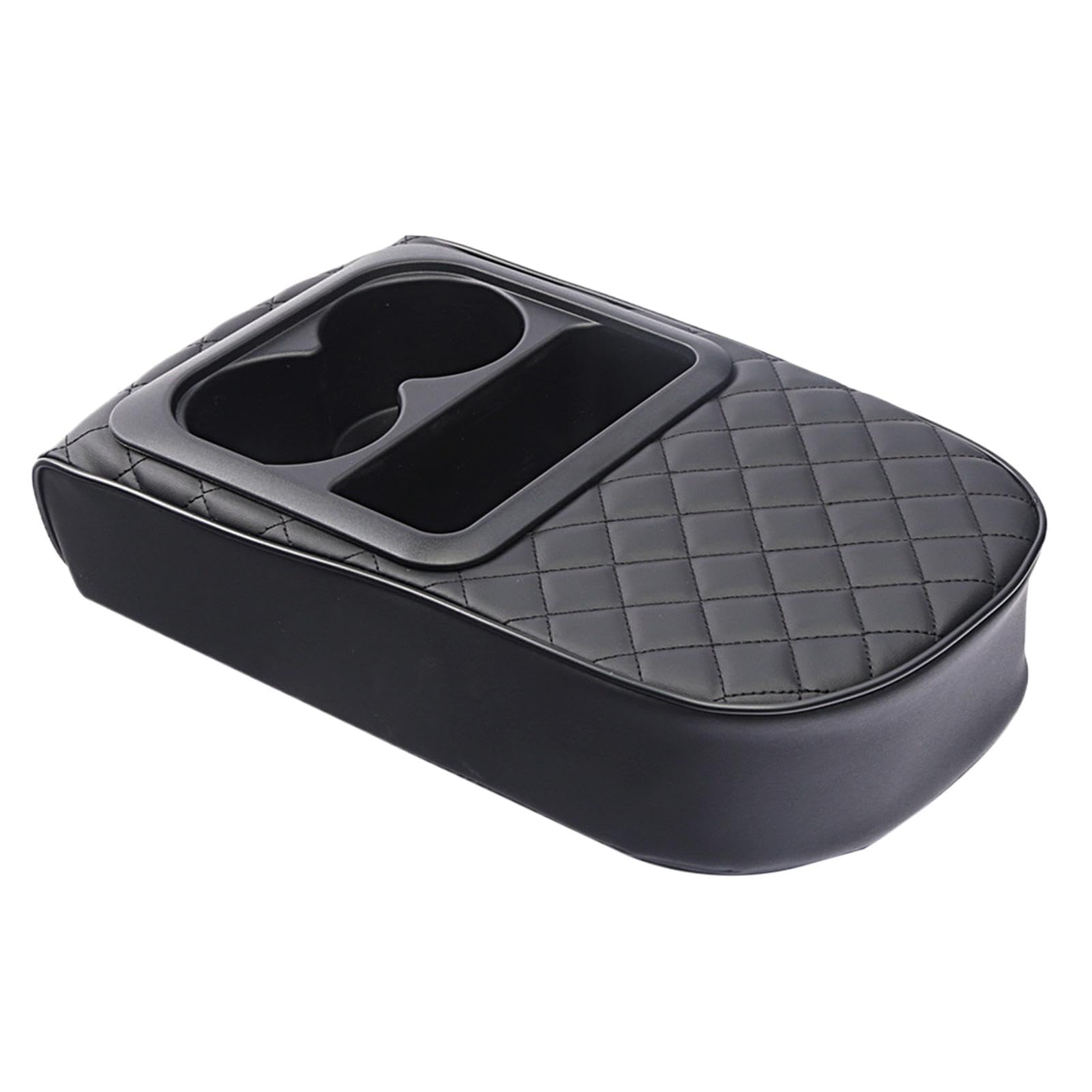 35x21cm Car Console Cover, Waterproof Console Protector, Car Arm Rest Cover, Multifunction Car Console, Console Pad with Cup Holder, Interior Console Cover, Car Storage Box, Car Arm Rest Cushion von Gitekain