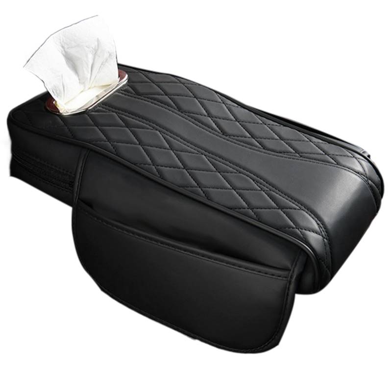 Arm Rest Cover for Car, Waterproof Car Armrest, Car Tissue Box Holder, Multi-Functional Car Armrest, Car Armrest Cushion, Car Armrest Pad, Car Center Armrest, Armrest Cushion for Christmas von Gitekain