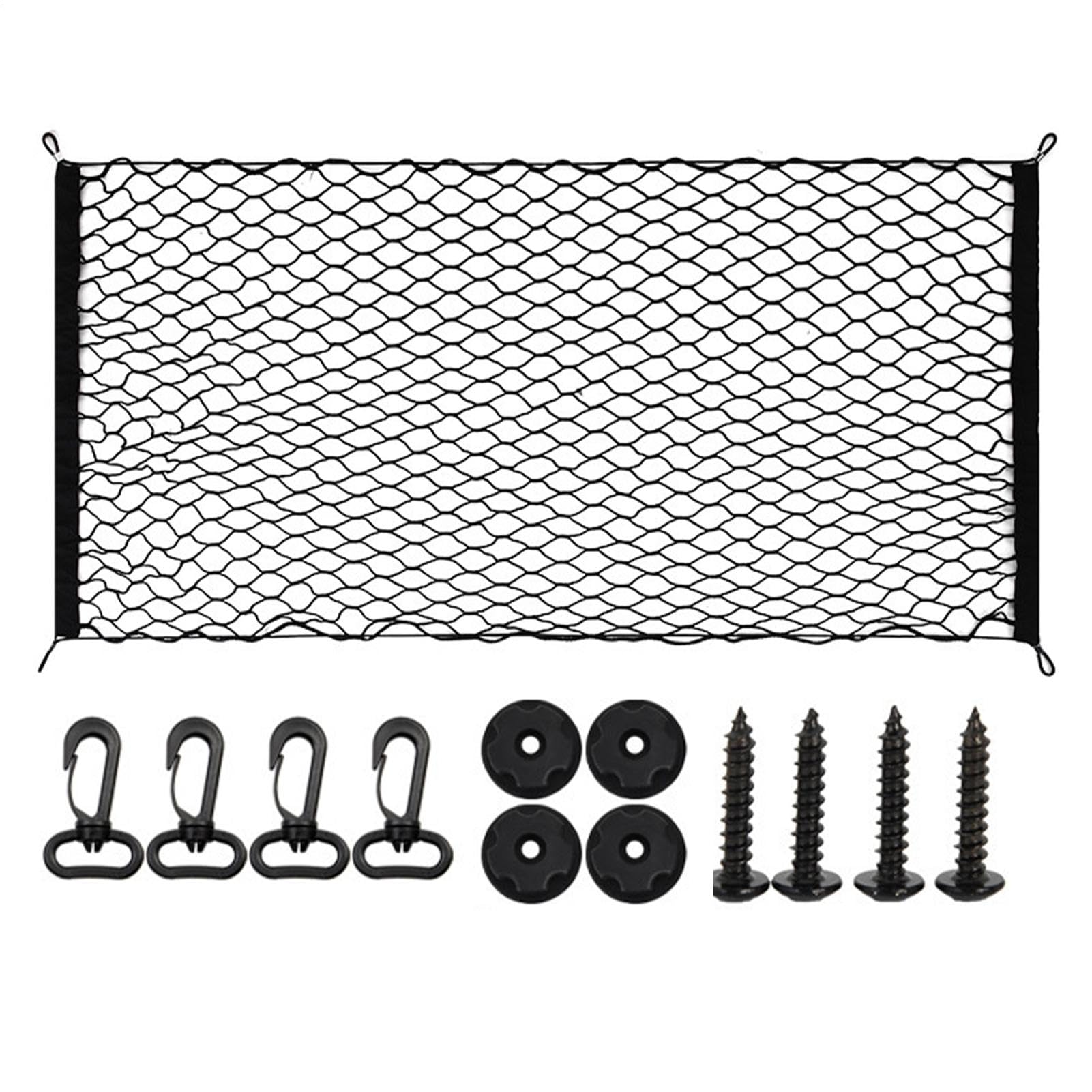 Car Net Trunk, Mesh Organizer Cargo Net, 27.25x27.20 Inches Convenient Compact Portable Strong Automotive Storage Mesh for SUV, Camping Vehicles and Fishing Boats von Gitekain