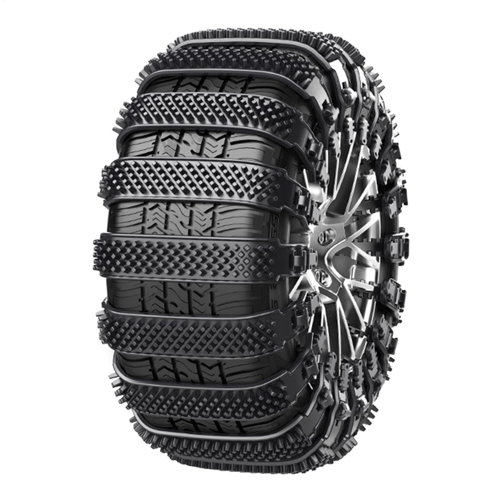 Car Snow Chains, Winter Tire Chains, Anti Slip Snow Chains, Adjustable Snow Chains, Snow Tire Traction Chains, Winter Vehicle Tire Chains, Car Safety Snow Chains, Tire Chains for SUVs von Gitekain