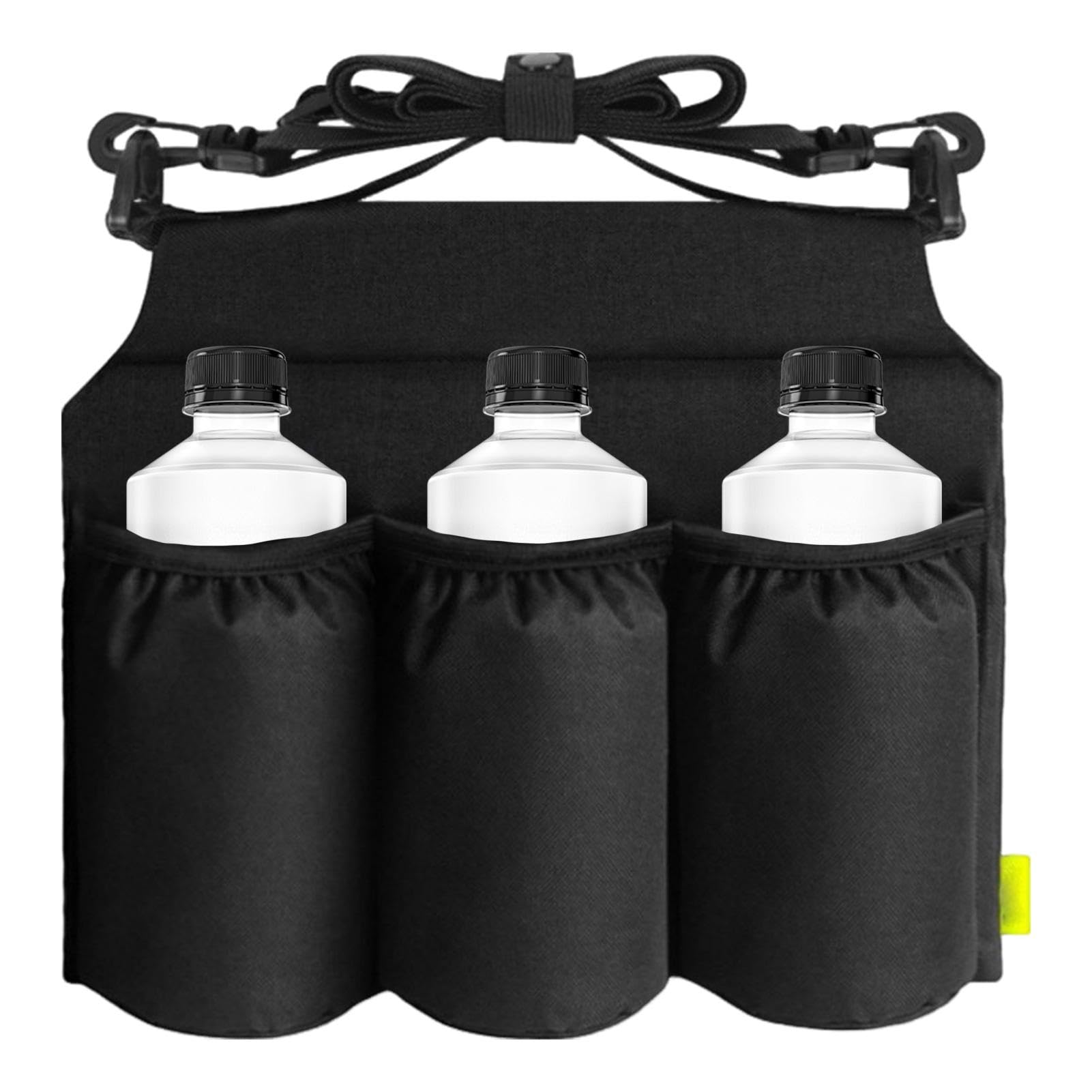 Gitekain Cycling Water Bottle Frame Bag, Waterproof Multi-Purpose Sports Hydration Holder, Compact Heavy Duty Sturdy Ideal for Mountain Biking and Road Cycling, Black von Gitekain