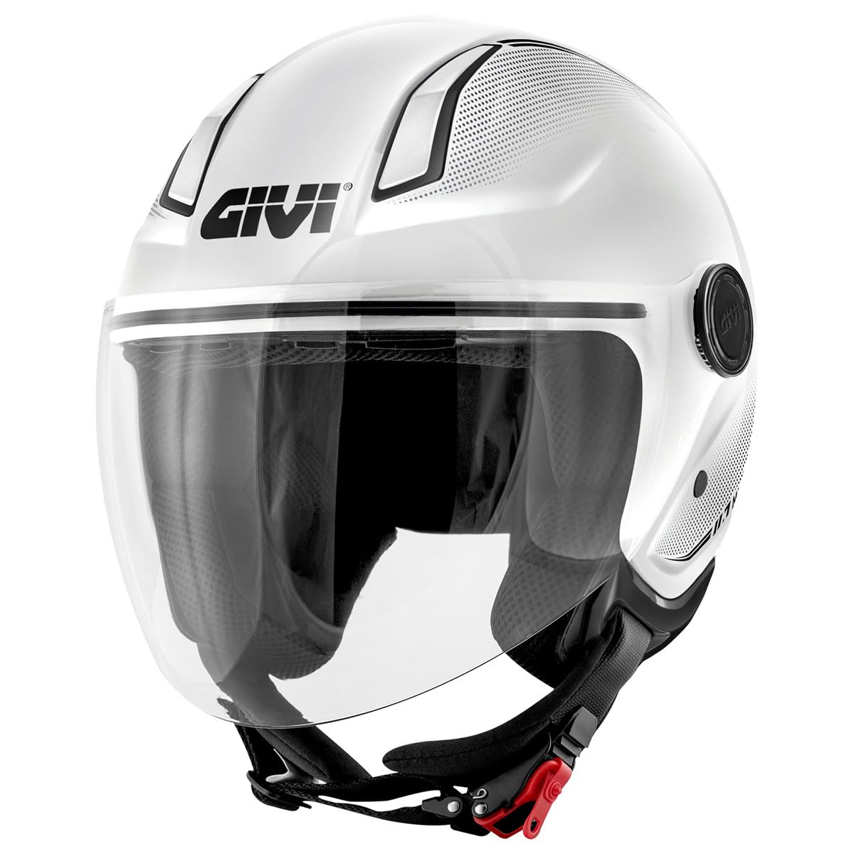 DEMI-JET HELMET 11.7B GLOSSY WHITE XL von Givi