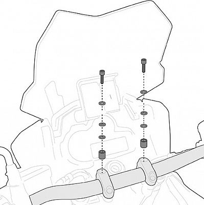 Givi 01SKIT, Montagekit - Original von Givi