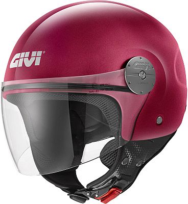 Givi 10.7 Mini-J Solid, Jethelm - Dunkelrot - L (60) von Givi