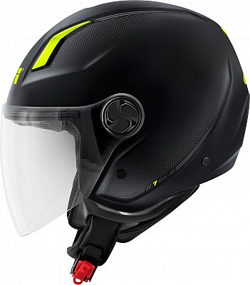 Givi 11.7 Solid, Jethelm - Matt Schwarz/Neon-Gelb - L (59) von Givi