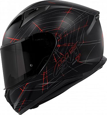 Givi 50.7 Phobia, Integralhelm - Matt Schwarz/Grau/Rot - L (60) von Givi