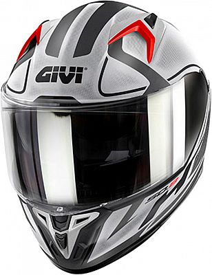 Givi 50.8 Racer, Integralhelm - Matt Schwarz/Grau/Silber - XL (61) von Givi