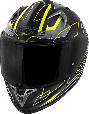 Givi 50.9 Sport Assault, Integralhelm - Matt Schwarz/Grau/Neon-Gelb - S (56) von Givi