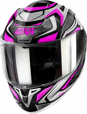 Givi 50.9 Sport Atomic, Integralhelm Damen - Silber/Grau/Pink - M (58) von Givi