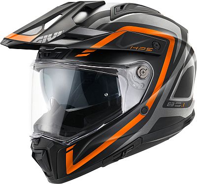 Givi 80.1 Apex, Endurohelm - Matt Schwarz/Grau/Orange - L (60) von Givi