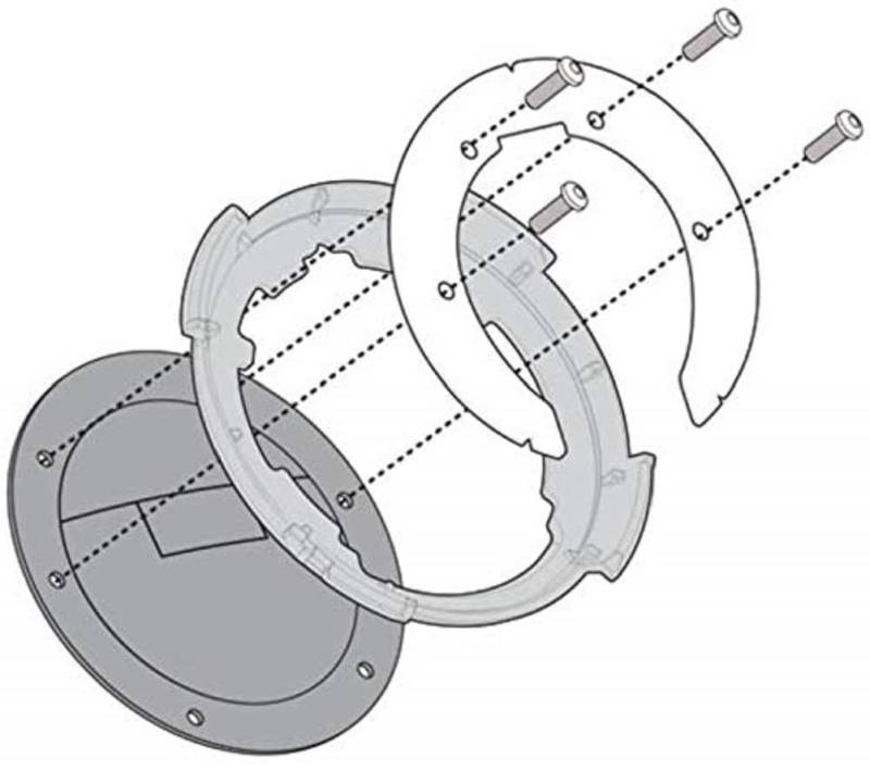 Tankbefestigung TANKLOCK Tankrucksäcke von Givi