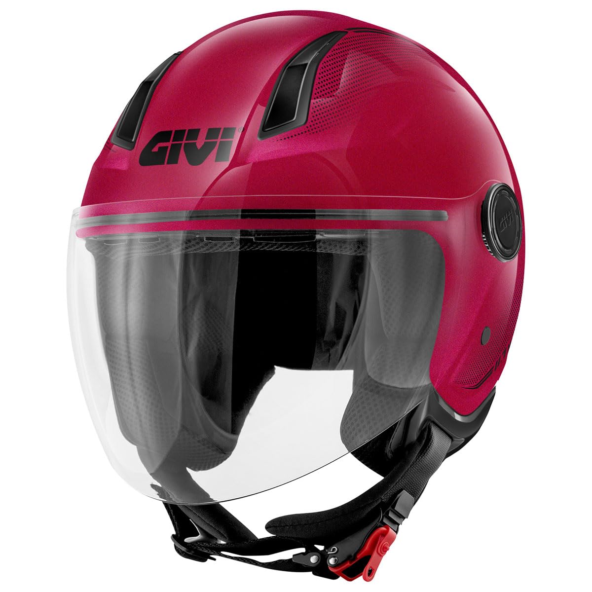 Givi DEMI-JET HELMET 11.7B MATT RED XS von Givi