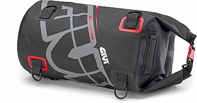 Givi Easy-T EA114 30L, Gepäckrolle wasserdicht - Schwarz/Grau/Rot - 30 L von Givi