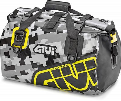 Givi Easy-T EA115 40 L, Gepäcktasche wasserdicht - Schwarz/Grau/Neon-Gelb - 40 l von Givi