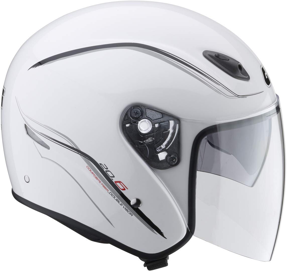 Givi HPS 20.6 Jet-Helm-Fiberglas-J2 Plus, Weiß, M von Givi