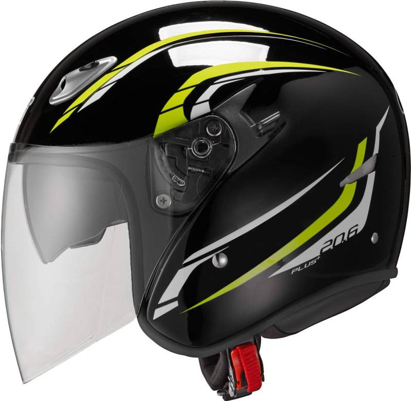 Givi HPS 20.6 Jet-Helm-Fiberglas-J2 Plus Decor, Schwarz, M von Givi