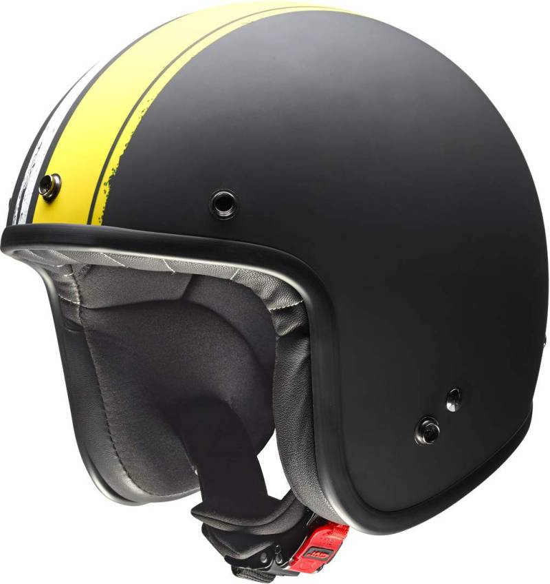 Givi HPS 20.7 Jet-Helm-Fiberglas Arizona, Schwarz/Gelb, XXL von Givi