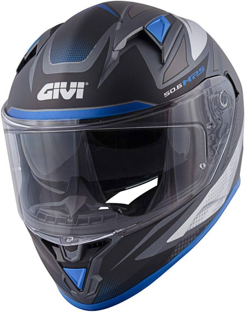 Givi Herren HPS 50.6 STOCCARDA Integral-Helm Grafik Follow, schwarz, 54 von Givi