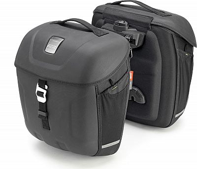 Givi Metro-T MT501 18+18L, Satteltaschen Multilock - Schwarz - 2 X 18 l von Givi