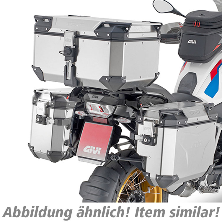 Givi Monokey® Cam-Side Alukoffer Outback Evo schwarz Paar 48L/37R von Givi