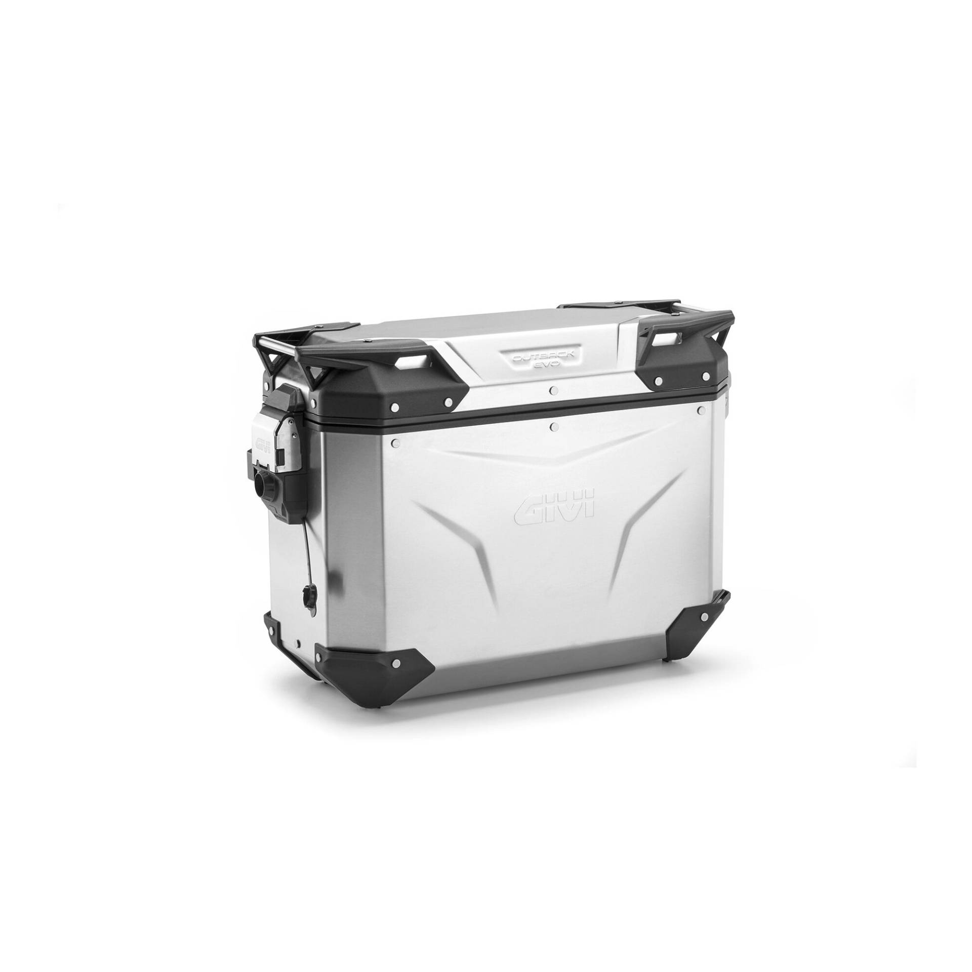 Givi Monokey® Cam-Side Alukoffer Trekker Outback Evo oS silber re von Givi