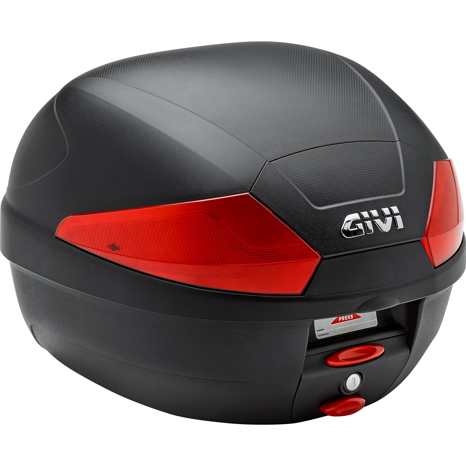 Givi Monolock® Topcase B29N2 schwarz/rot 29 Liter von Givi