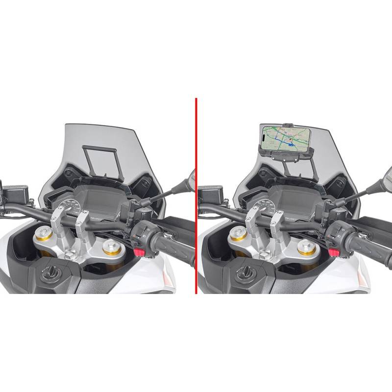 Givi Navi-Haltestrebe am Windschild FB8102 für Peogeot XP 400 von Givi