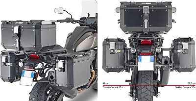 Givi One-Fit PLO_ _ _CAM, Kofferträger Monokey Cam-Side von Givi