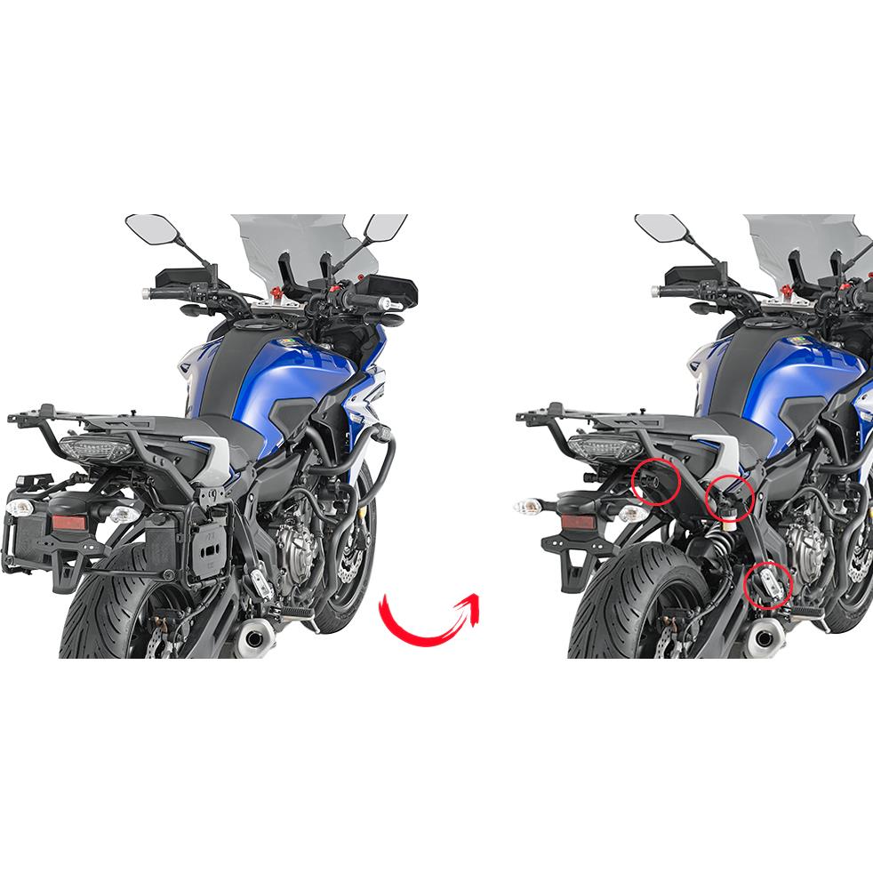 Givi Rapid Seitenträger Monokey® PLR2130 für MT-07 Tracer 16-19 von Givi