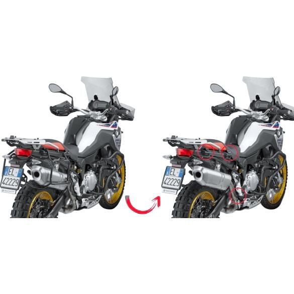 Givi Rapid Seitenträger Monokey® PLR5127 für BMW F 750/850 /Adven von Givi