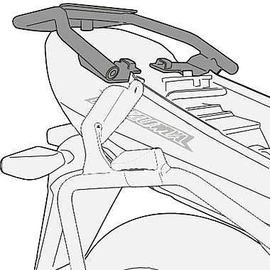 Givi SR, Topcaseträger/Montagesatz von Givi