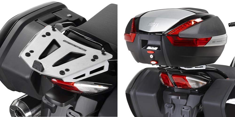 Givi SRA2109 Topcase Träger Monokey Koffer, Aluminium von Givi