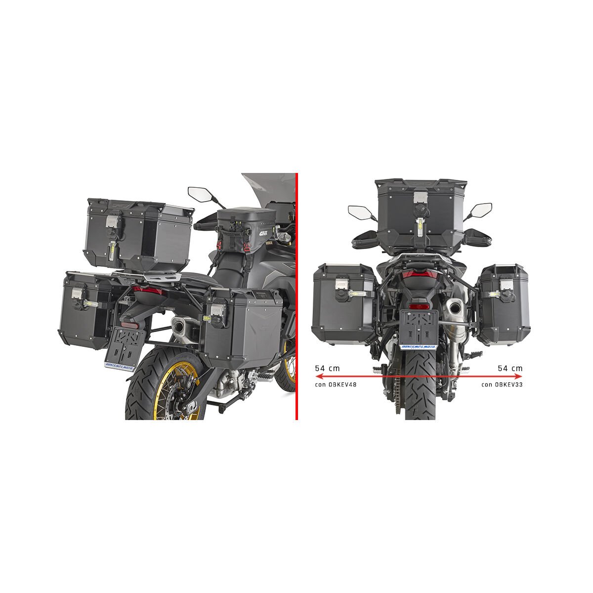 Givi Seitenträger Monokey® Cam-Side PLO9260CAM für Voge 900 DSX 2 von Givi