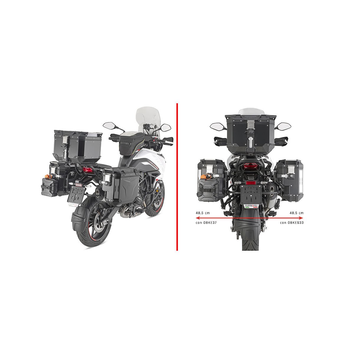 Givi Seitenträger Monokey® Cam-Side S nGT PLOS8717CAM für TRK 702 von Givi