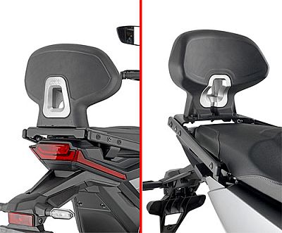 Givi TB, Beifahrer-Rückenlehne - Schwarz/Silber von Givi