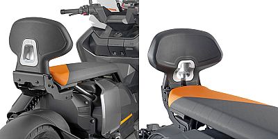 Givi TB, Beifahrer-Rückenlehne - Schwarz/Silber von Givi