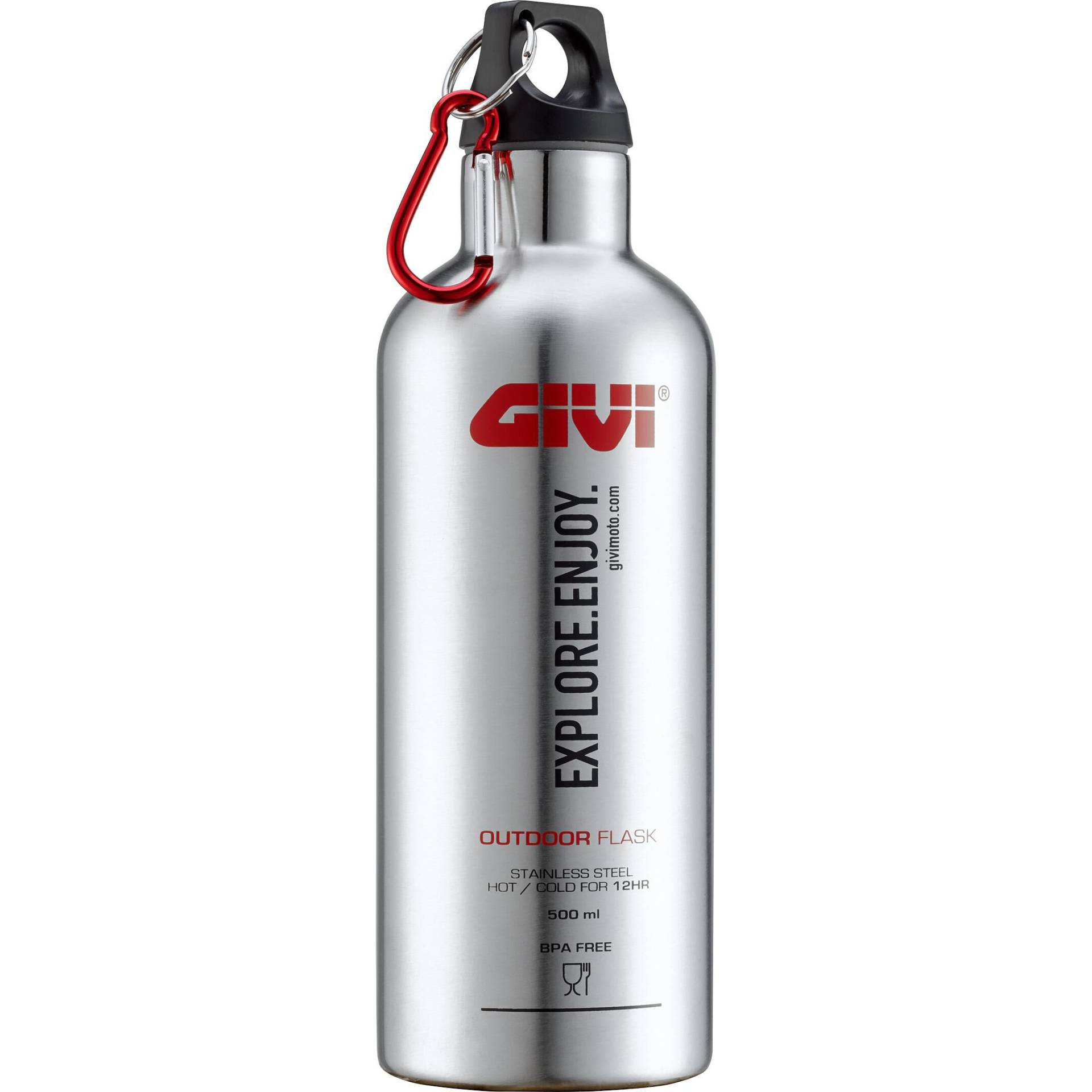 Givi Thermo Trinkflasche Edelstahl 500ml BPA frei STF500S von Givi