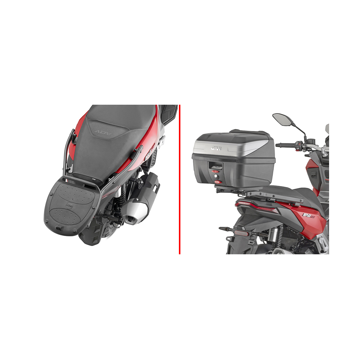 Givi Topcaseträger für Universalplatte SR9261 für Voge SR2 ADV 12 von Givi