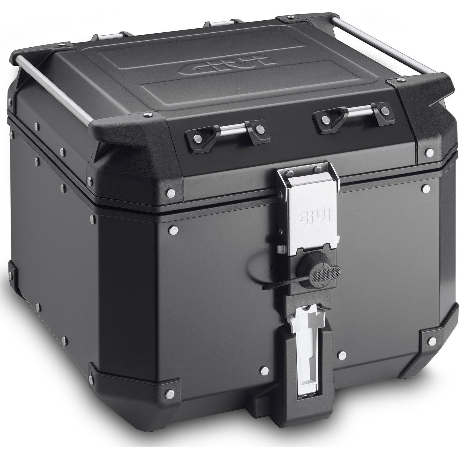 Alu Topcase schwarz Trekker Outback Monokey von Givi