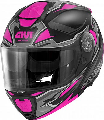 Givi X.27 Sector, Klapphelm Damen - Matt Schwarz/Grau/Pink - XS (54) von Givi