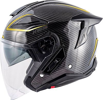 Givi X.29 Carbon Grafic, Jethelm - Carbon/Schwarz/Gold - L (60) von Givi