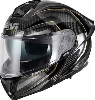 Givi X.50 Carbon Grafic, Klapphelm - Carbon/Schwarz/Gold - M (58) von Givi