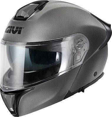 Givi X.50 Fiber Solid, Klapphelm - Matt-Dunkelgrau - XXL (63) von Givi